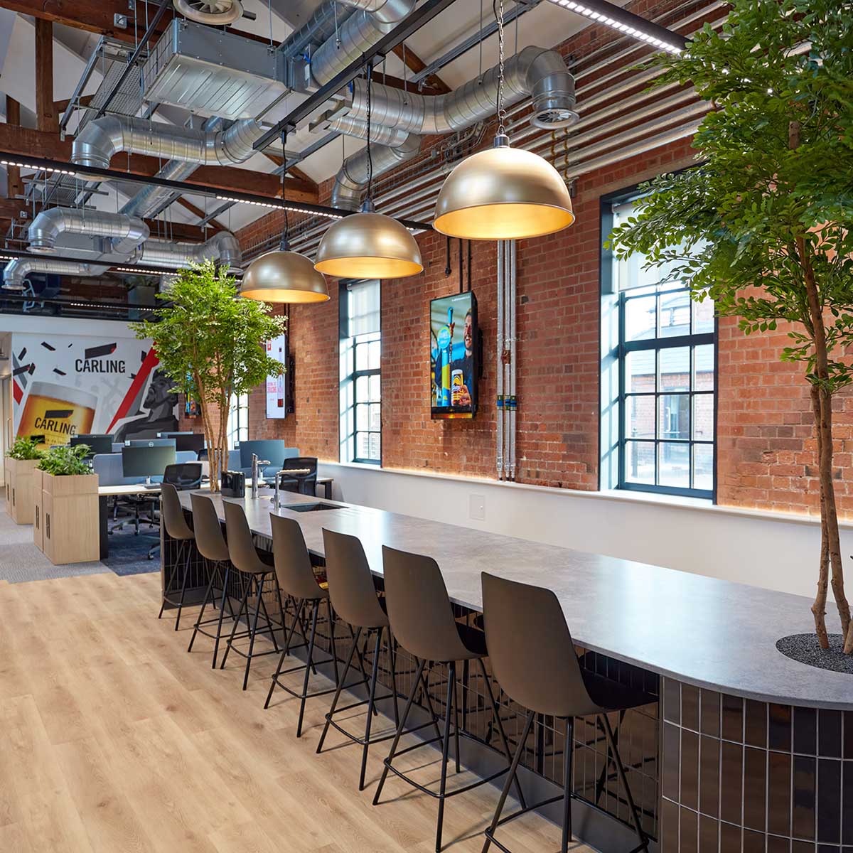 Molson Coors Headquarters, Burton upon Trent — interior design services by BHB Architects